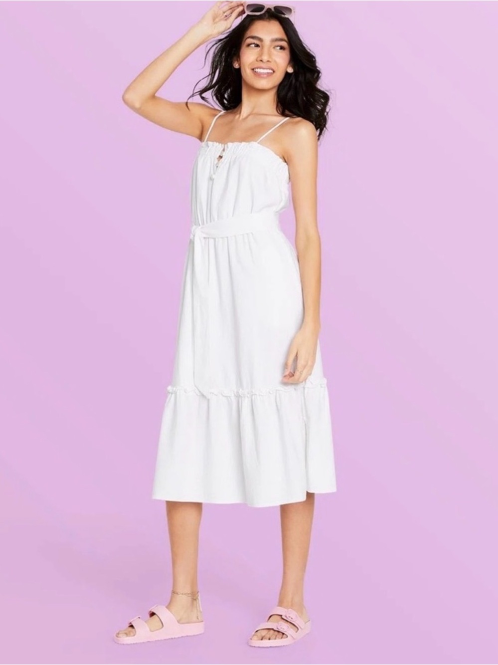 Stoney Clover x Target white sundress 4X